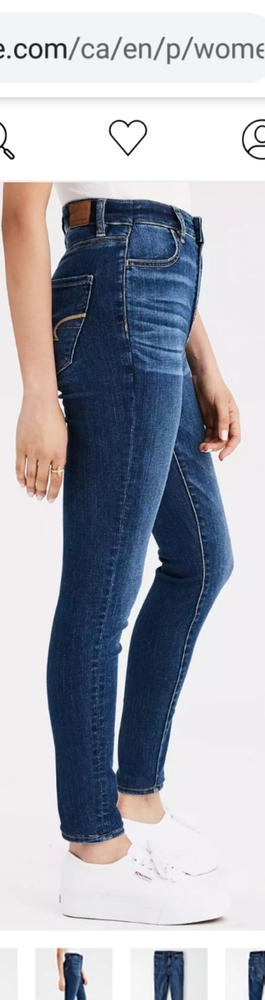 [3 for $45] AE sz 6 SHORT high waisted jeggings